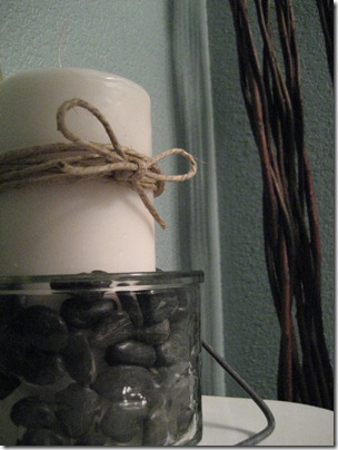 Candle w twine